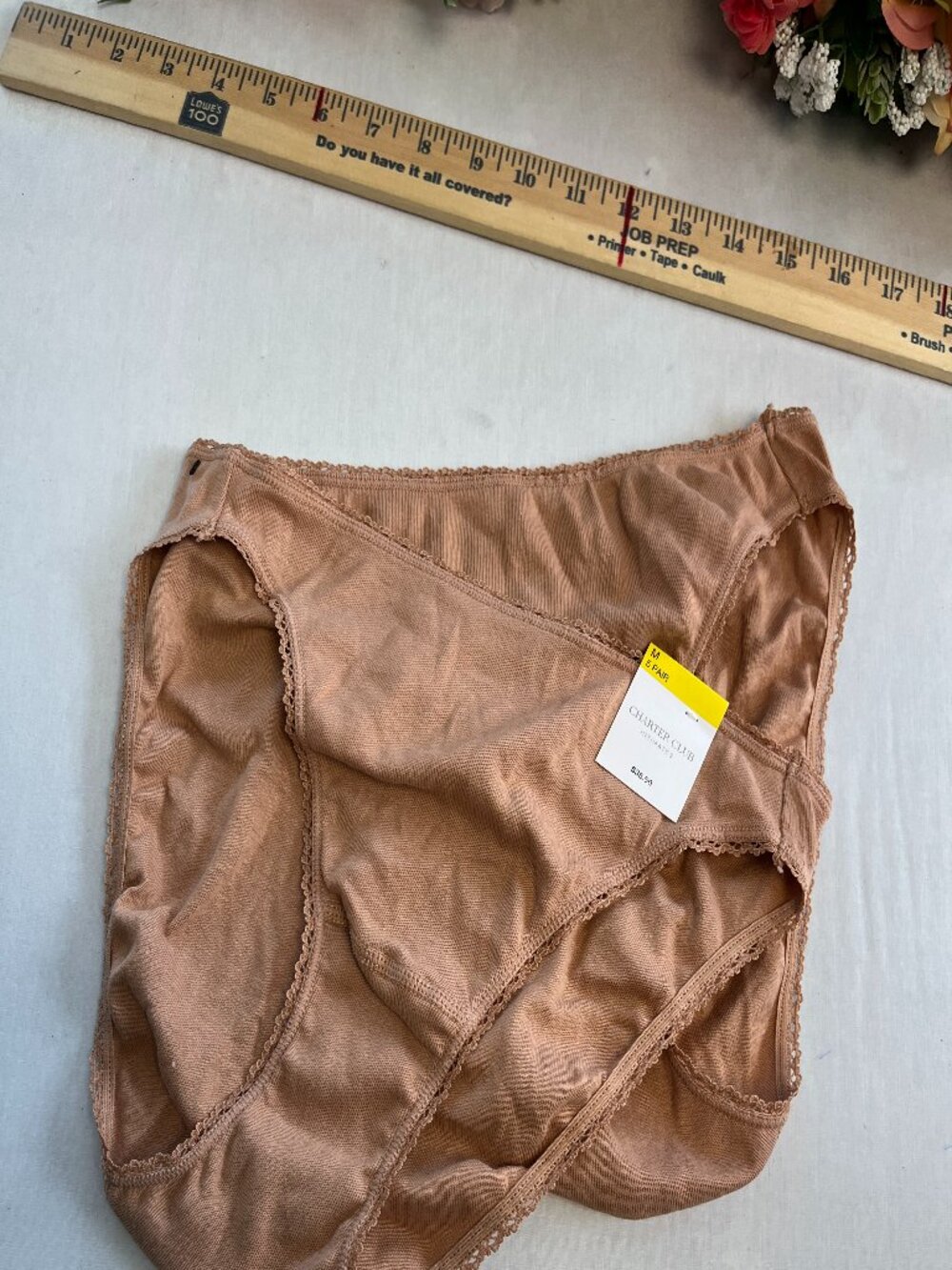 NEW Charter Club Intimates Brief Panties 2 Pair M Nude Multi